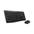 Kit Teclado E Mouse Logitech Mk270 Sem Fio Preto