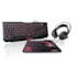 KIT TECLADO MOUSE MOUSEPAD E HEADSET THERMALTAKE ESPORTS KNUCKER KBGCKPLBLPB01