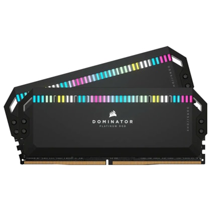 Memória Corsair 32gb (2x16gb) 6200mhz Ddr5 Dominator Platinum Rgb Cmt32gx5m2x6200c36