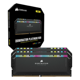 Memória Corsair Dominator Platinum Rgb 32gb (2x16gb) Ddr5 5600mhz Preto Cl36 Cmt32gx5m2b5600c36