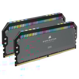 Memória Corsair Dominator Platinum Rgb Para Amd 32gb (2x16GB) Ddr5 5600mhz Cl36 Cinza Cmt32gx5m2b5600z36