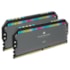 Memória Corsair Dominator Platinum Rgb Para Amd 32gb (2x16GB) Ddr5 5600mhz Cl36 Cinza Cmt32gx5m2b5600z36