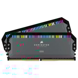 Memória Corsair Dominator Platinum Rgb Para Amd 32gb (2x16GB) Ddr5 5600mhz Cl36 Cinza Cmt32gx5m2b5600z36