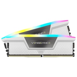 Memória Corsair Vegeance Rgb 32gb (2x16) Ddr5 6000mhz Cl40 Branca Cmh32gx5m2b6000c40w