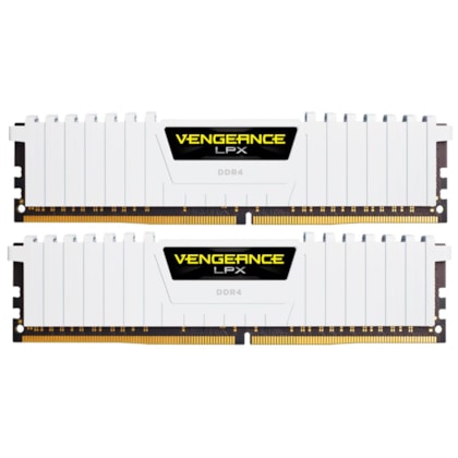 Memória Corsair Vengeance Lpx 16gb (2x8) Ddr4 3200mhz Cl16 Branco Cmk16gx4m2e3200c16w