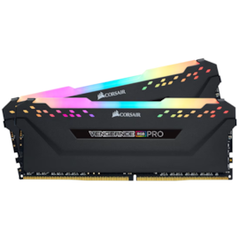 Memória Corsair Vengeance Rgb Pro 32gb (2x16) Ddr4 3200mhz Cl16 Preto Cmw32gx4m2e3200c16