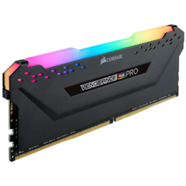 Memória Corsair Vengeance Rgb Pro 8gb Ddr4 3200mhz Cl16 Preto Cmw8gx4m1z3200c16