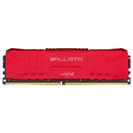 MEMÓRIA CRUCIAL 8GB DDR4 2666MHZ BALLISTIX RED BL8G26C16U4R