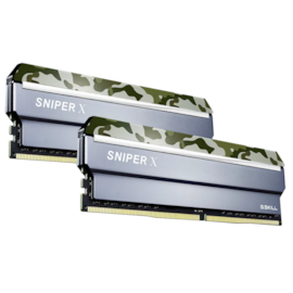 Memória G.skill Sniper X 16gb (2x8) Ddr4 3200mhz Cl16 F4-3200c16d-32gsxfb