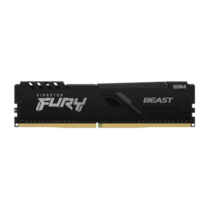 MEMÓRIA KINGSTON 16GB DDR4 3000MHZ CL16 FURY BEAST PRETO KF430C16BB/16