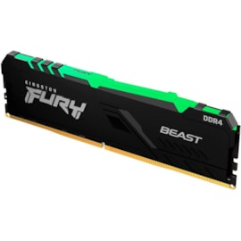 MEMÓRIA KINGSTON 16GB DDR4 3200MHZ FURY BEAST RGB KF432C16BBA/16