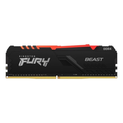 MEMÓRIA KINGSTON 32GB DDR4 3200MHZ FURY BEAST RGB KF432C16BBA/32