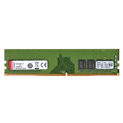 Memória Kingston 8gb Ddr4 2666mhz Cl19 Kvr26n19s8/8