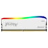 Memória Kingston 8gb Fury Beast Rgb Ddr4 3200mhz Cl16 Branco Kf432c16bwa/8