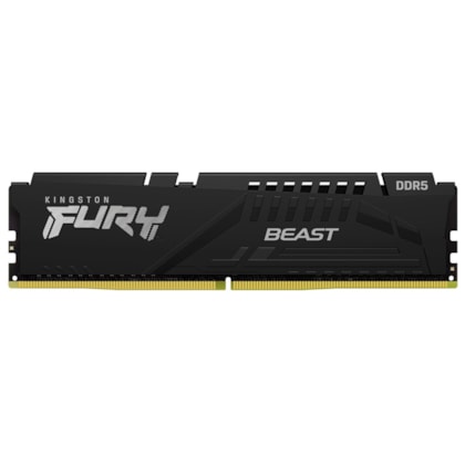 Memória Kingston Fury Beast 32gb Ddr5 6000mhz Cl40 Preto Kf560c40bb/32