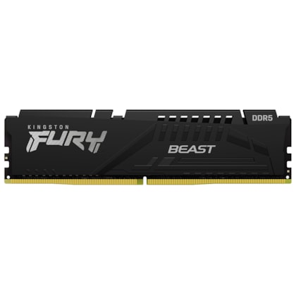 Memória Kingston Fury Beast Expo 16gb Ddr5 6400mhz Cl32 Kf564c32bbe/16