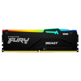 Memória Kingston Fury Beast Expo Rgb 16gb Ddr5 6400mhz Cl32 Kf564c32bba/16
