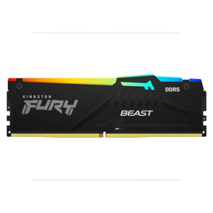 Memória Kingston Fury Beast Rgb 16gb 6000mhz Ddr5 Cl36 Kf560c36bbe2a/16