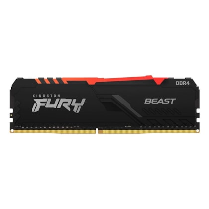 Memória Kingston Fury Beast Rgb 16gb Ddr4 2666mhz Kf426c16bba/16