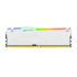 Memória Kingston Fury Beast Rgb 16gb Ddr5 5200mhz Cl36 Branco Kf552c36bwea/16
