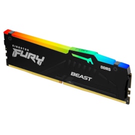 Memória Kingston Fury Beast Rgb 16gb Ddr5 6000mhz Cl40 Kf560c40bba/16