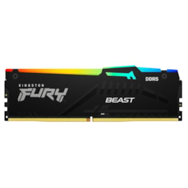 Memória Kingston Fury Beast Rgb 16gb Ddr5 6000mhz Cl40 Kf560c40bba/16