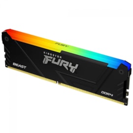 Memória Kingston Fury Beast Rgb 8gb Ddr4 3200mhz Cl16 Kf432c16bb2a/8