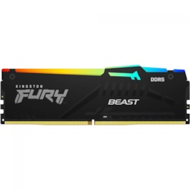 Memoria Kingston Fury Beast Rgb 8gb Ddr5 5200mhz Cl40 Kf552c40bba/8