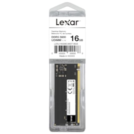 Memória Lexar 16gb Ddr5 5600mhz Cl46 Ld5u16g56c46st-bgs