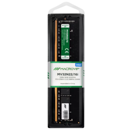 Memória Macrovip 16gb Ddr4 3200mhz Cl22 Mv32n22/16i