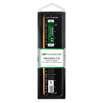 Memória Macrovip 8gb Ddr4 2400mhz Cl17 Mv24n17/8