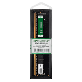 Memória Macrovip 8gb Ddr4 2666mhz Cl19 Mv26n19/8