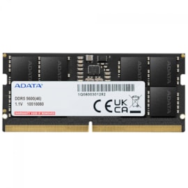 Memória Notebook Adata 8gb Ddr5 5600mhz Cl46 Ad5s56008g-s