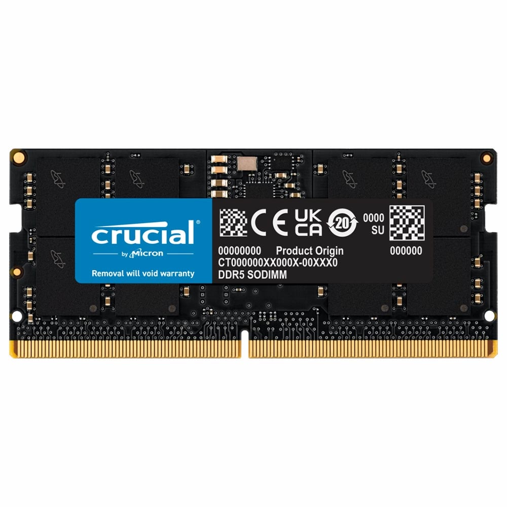 Memória Notebook Crucial 16gb Ddr5 4800mhz Cl40 Cb16gs4800