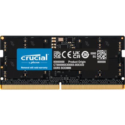 Memória Notebook Crucial 16gb Ddr5 4800mhz Cl40 Ct16g48c40s5