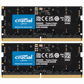 Memória Notebook Crucial 32gb (2x16) Ddr5 4800mhz Cl40 Ct2K16g48c40s5