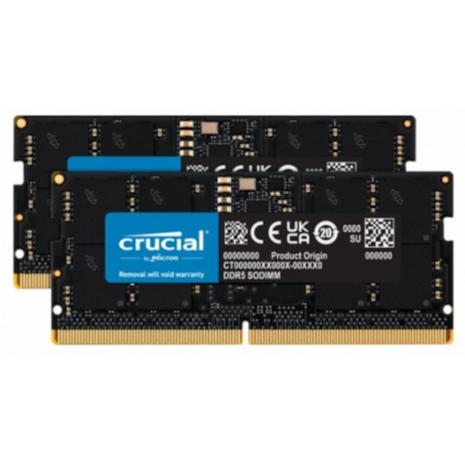 Memória Notebook Crucial 32gb (2x16) Ddr5 4800mhz Cl40 Ct2K16g48c40s5