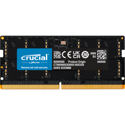 Memória Notebook Crucial 32gb Ddr5 4800mhz Cl40 Ct32g48c40s5