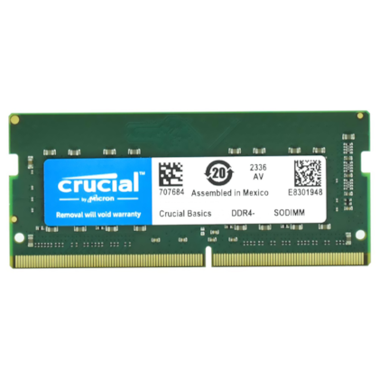 Memória Notebook Crucial 8gb Ddr4 3200mhz Cl22 Cb8gs3200