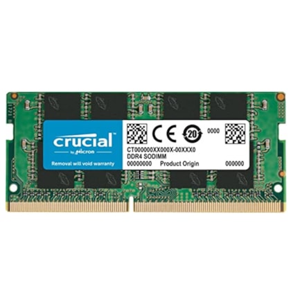 Memória Notebook Crucial 8gb Ddr4 3200mhz Cl22 Ct8g4sfra32a