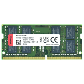 Memória Notebook Kingston 16gb Ddr4 3200mhz Cl22 Kvr32s22d8/16wp