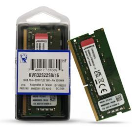 Memória Notebook Kingston 16gb Ddr4 3200mhz Cl22 Kvr32s22s8/16