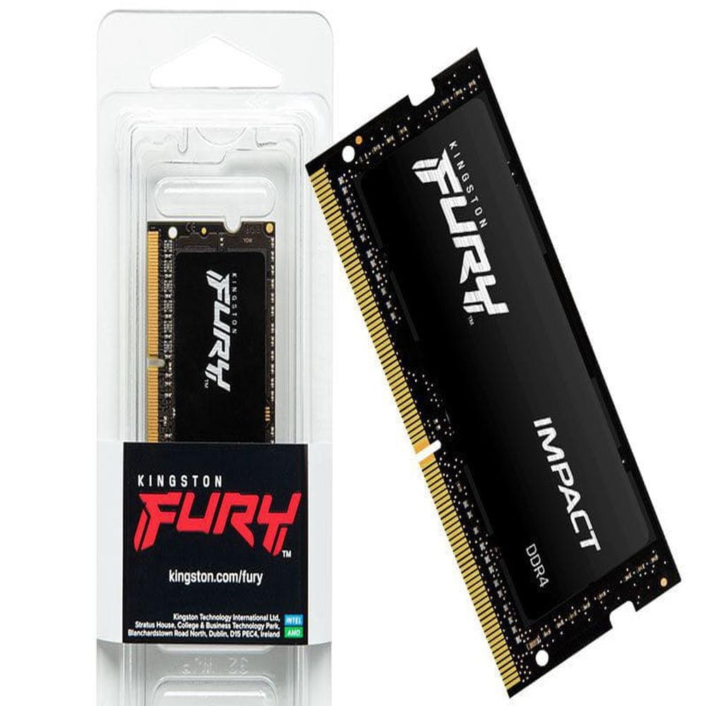 Memória Notebook Kingston Fury Impact 16gb 4800mhz Ddr5 Kf548s38ib