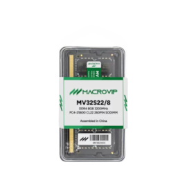 Memória Notebook Macrovip 8gb Ddr4 3200mhz Cl22 Mv32s22/8