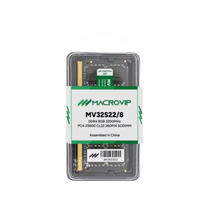 Memória Notebook Macrovip 8gb Ddr4 3200mhz Cl22 Mv32s22/8