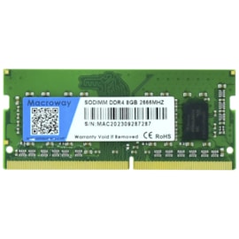 Memória Notebook Macroway 8gb Ddr4 2666Mhz Cl19