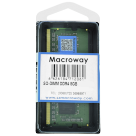 Memória Notebook Macroway 8gb Ddr4 3200mhz Cl22