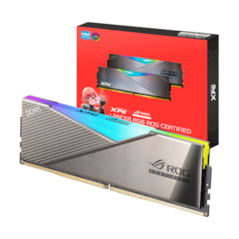 Memória Xpg Lancer Rgb Rog Certified 32gb (2x16) Ddr5 6600mhz Cl32 Ax5u6600c3216g-dclarrog