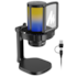 Microfone Condensador Maono Dgm20 Rgb Usb Com Suporte Preto Dgm20-Black