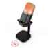 Microfone Condensador Redragon Echowave Rgb Usb Com Suporte Preto Gm305